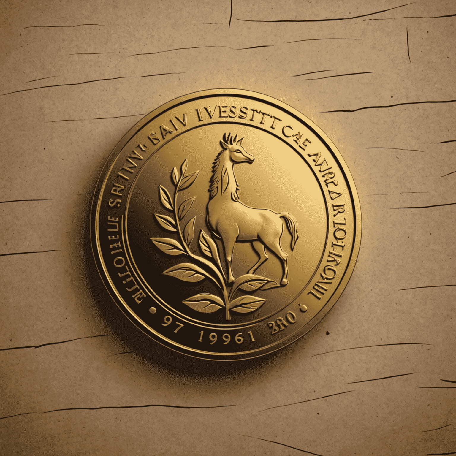 InvestSavvyPro logo - A stylized golden coin with a growth chart, symbolizing smart investments and financial growth in South Africa