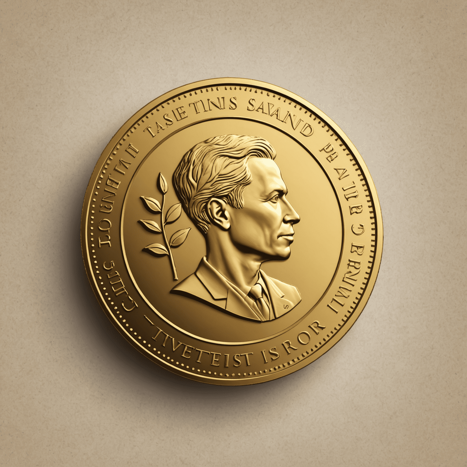 InvestSavvyPro logo - A stylized golden coin with a growth chart, symbolizing smart investments and financial growth in South Africa