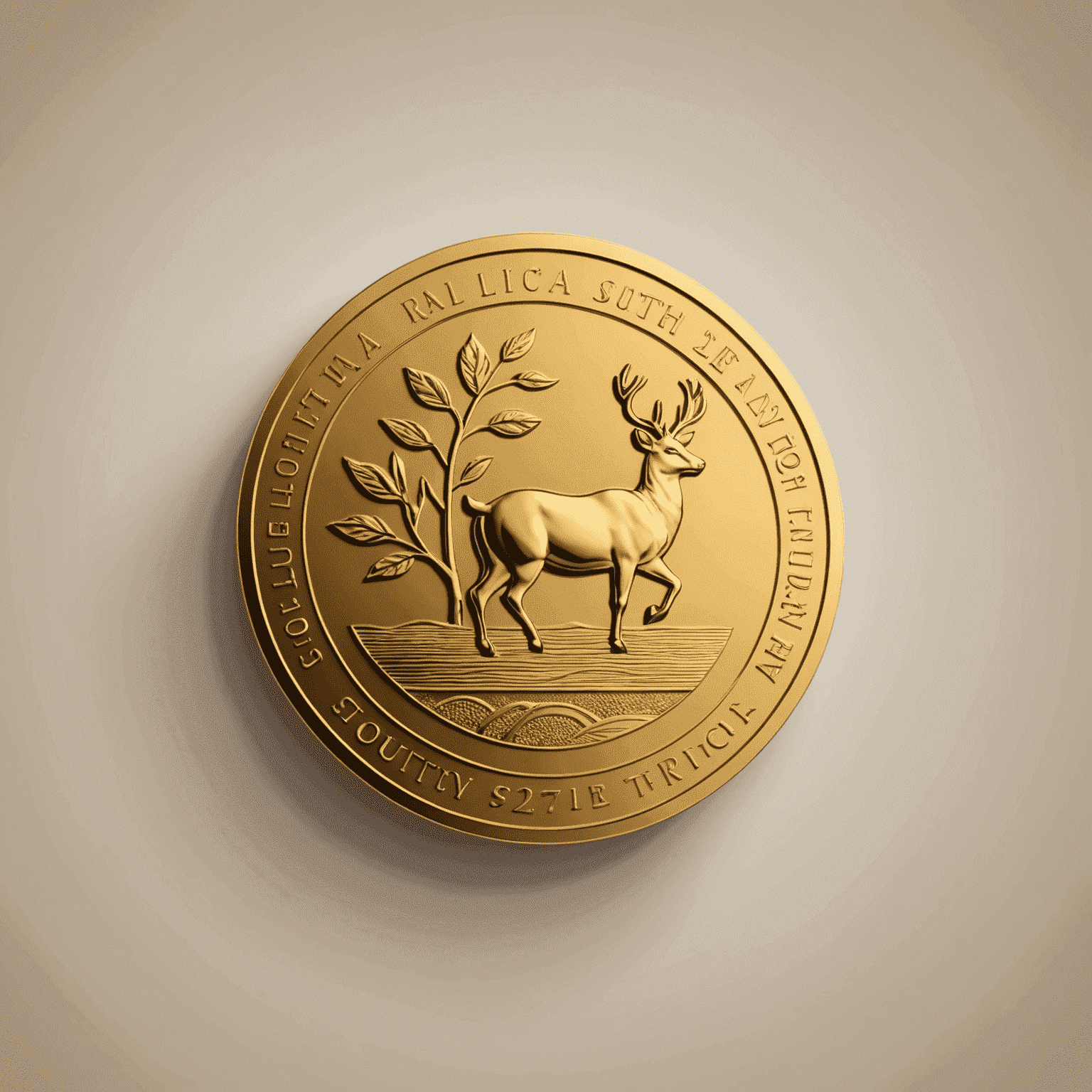 InvestSavvyPro logo - A stylized golden coin with a growth chart, symbolizing smart investments and financial growth in South Africa